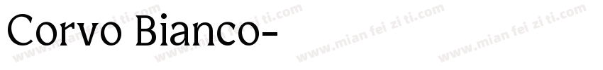 Corvo Bianco字体转换